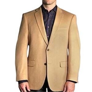 GEOFFREY BEENE Students 100% Camel Hair Blazer Size 38R -- GORGEOUS!!!